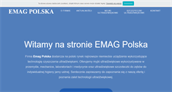 Desktop Screenshot of emag-polska.pl